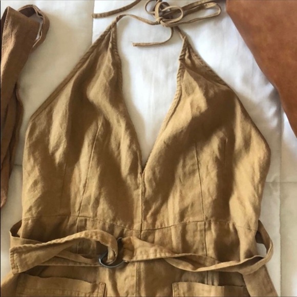 Free People - Linen Blend Halter Jumper - Picture 4 of 6